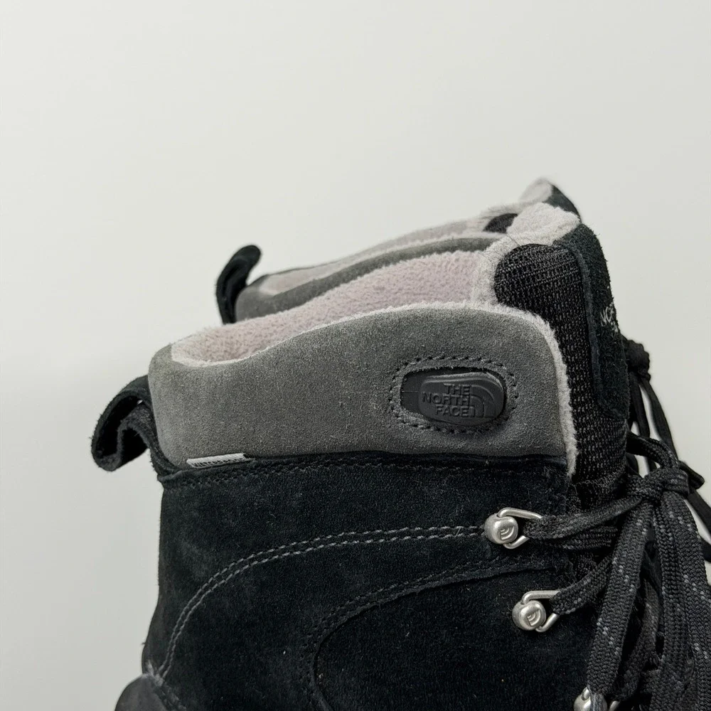 The North Face Mens 8.5 Heatseeker 200g Insulated Winter Boots Black Suede AWMC